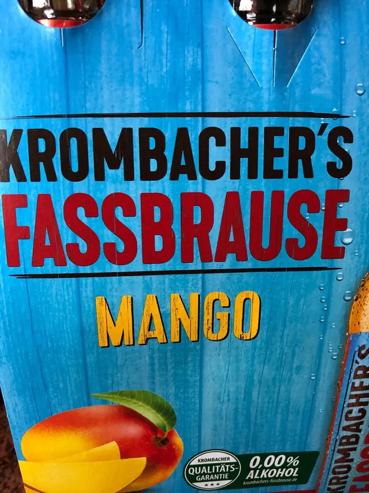 Krombacher Fassbrause Mango