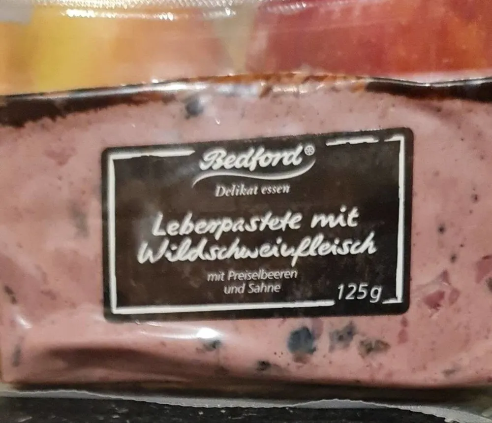Leberpastete mit Wildschweinfleisch