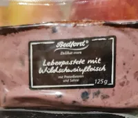 Leberpastete mit Wildschweinfleisch