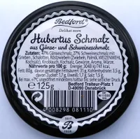 Hubertus Schmalz aus Gänse- und Schweineschmalz