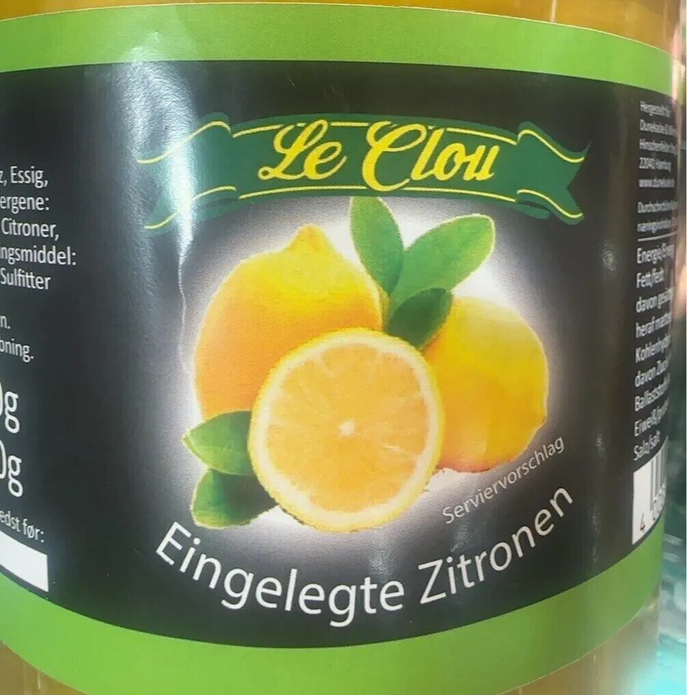 Eingelegte zitronen