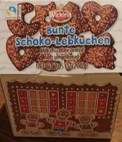 Bunte schoko lebkuchen