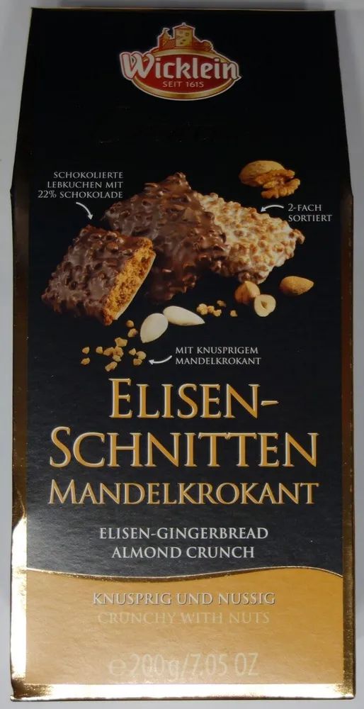 Elisenschnitten Mandelkrokant