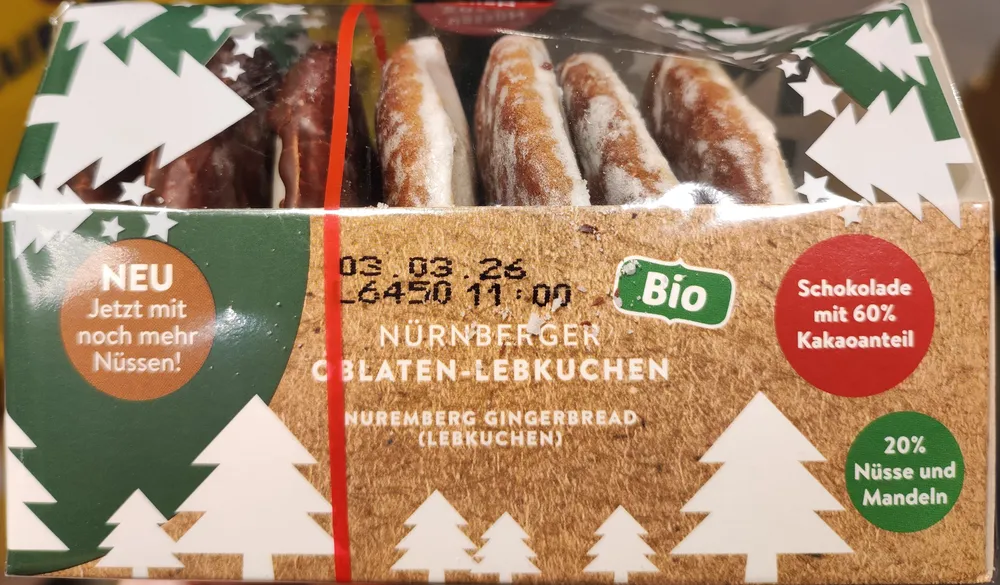 Nürnberger Oblaten-Lebkuchen