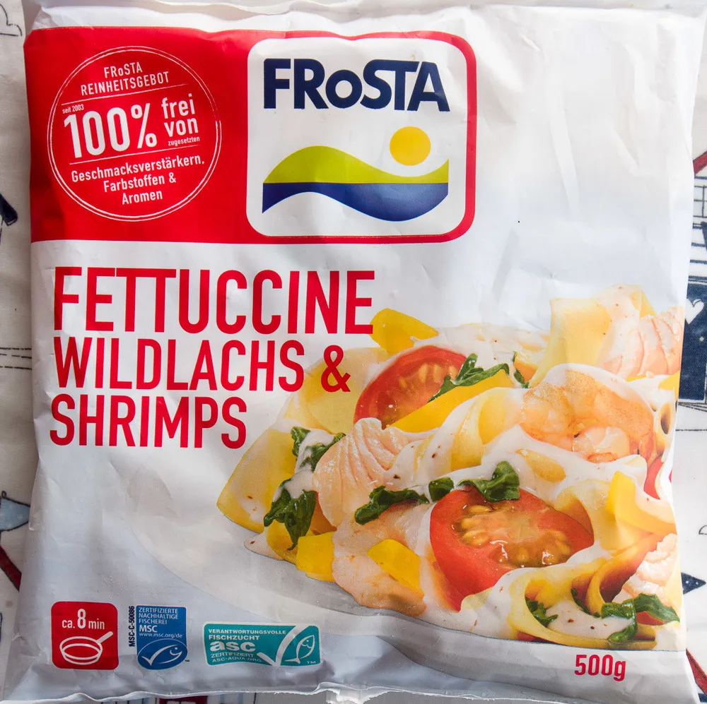 Fettuccine Wildlachs & Schrimps