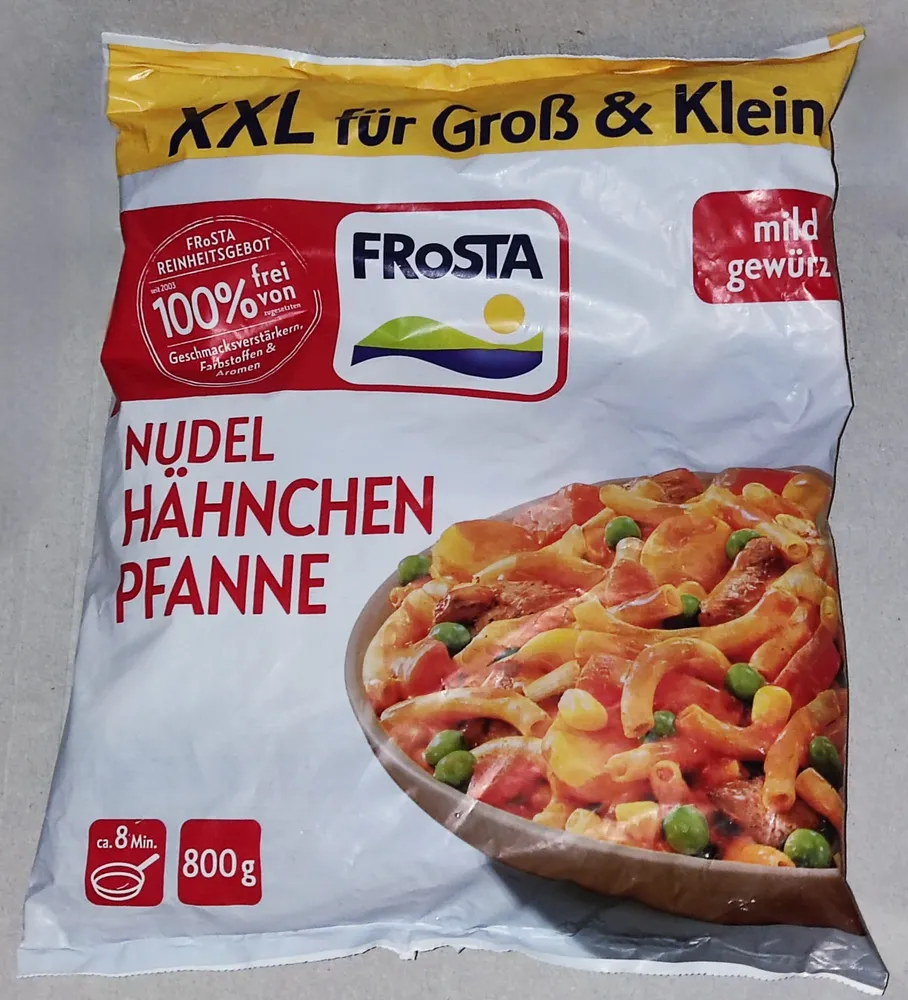 Nudel-Hähnchen-Pfanne XXL