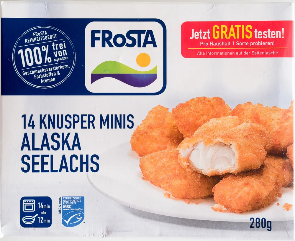 14 Knusper Minis Alaska Seelachs