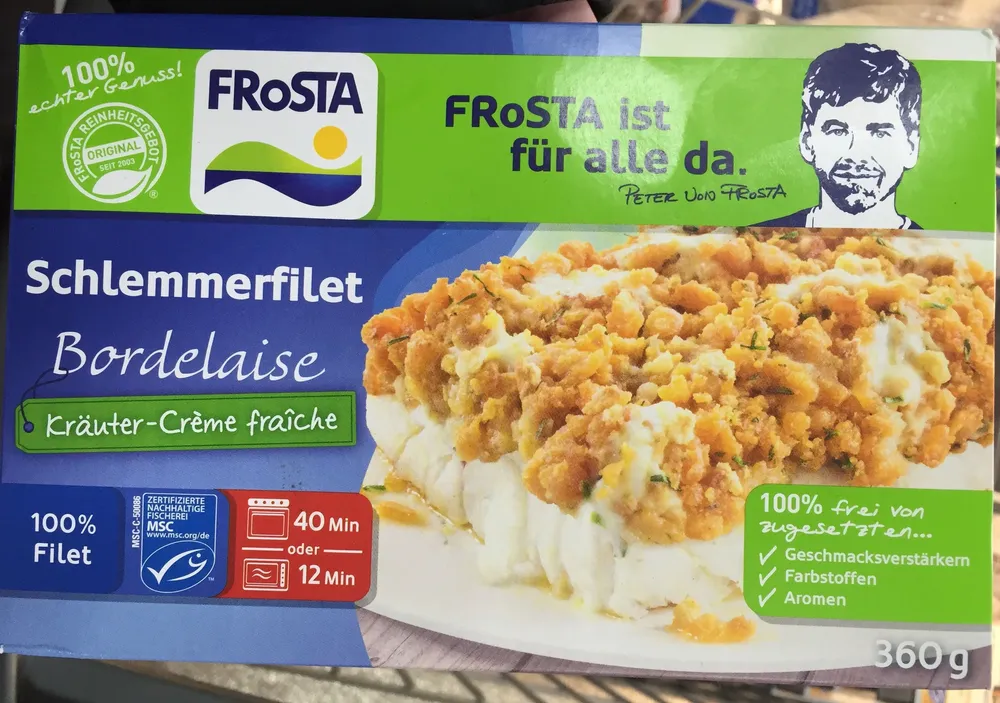 Schlemmerfilet Bordelaise Kräuter-Crème fraîche
