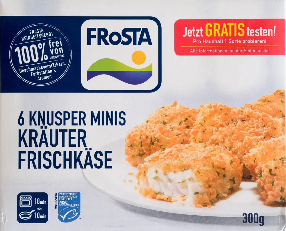6 knupser Minis Kräuter Frischkäse