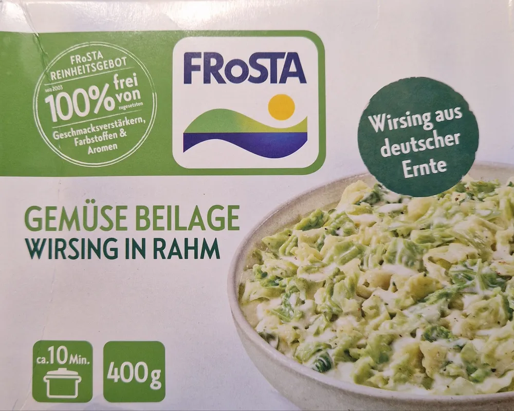 Gemüse Beilage Wirsing in Rahm