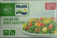 Erbsen und Bunte Karotten