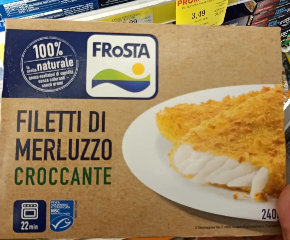 FILETTI DI MERLUZZO CROCCANTE