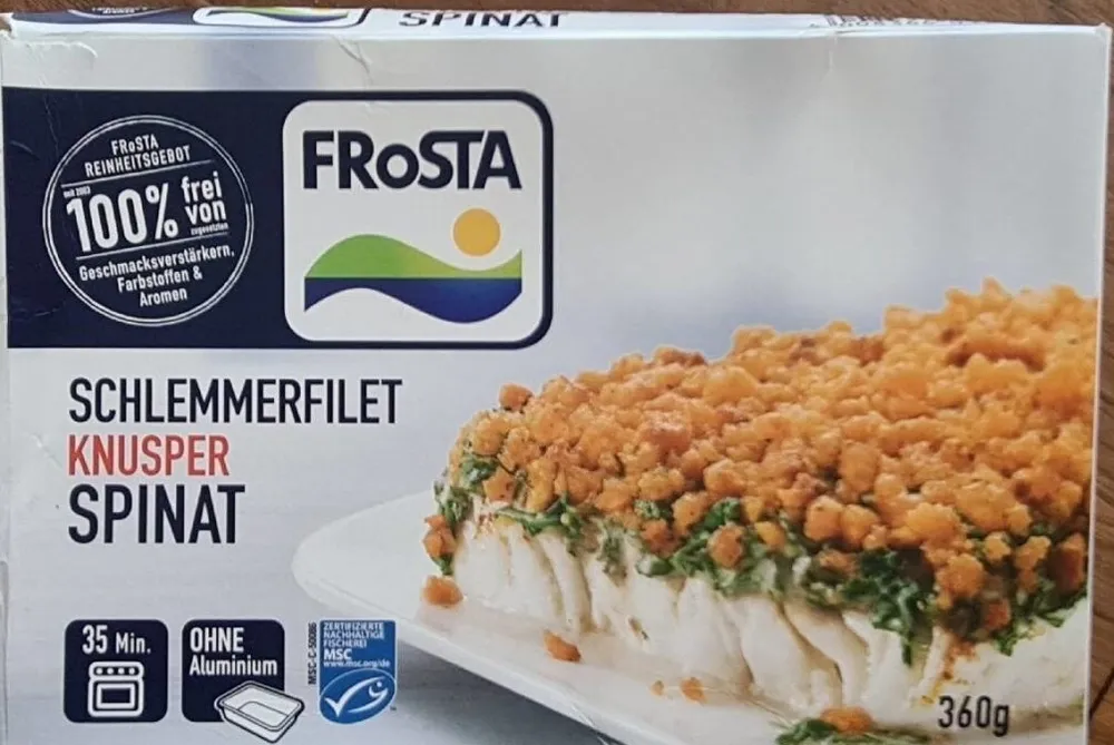Schlemmerfilet Knusper Spinat