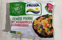 Gemüsepfanne mit Kichererbsen & Cranberries