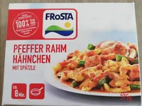 Pfeffer Rahm Hähnchen mit Spätzle