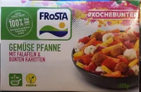 Gemüse Pfanne mit Falafeln & bunten Karotten