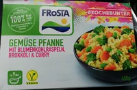 Gemüse-Pfanne  mit Blumenkohlraspeln, Brokkoli & Curry