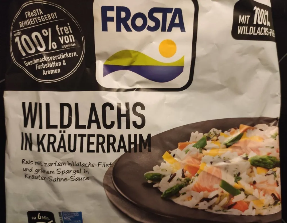 Wildlachs in Kräuterrahm