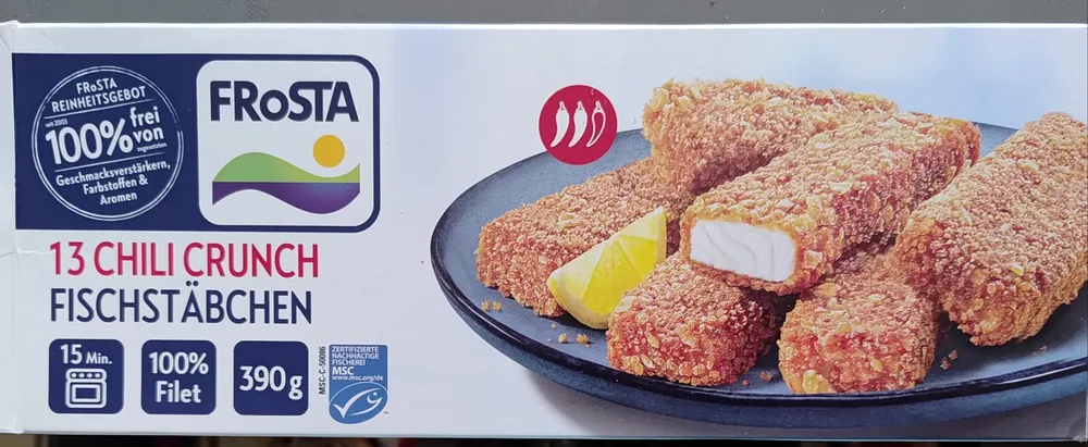 Chili Crunch Fischstäbchen