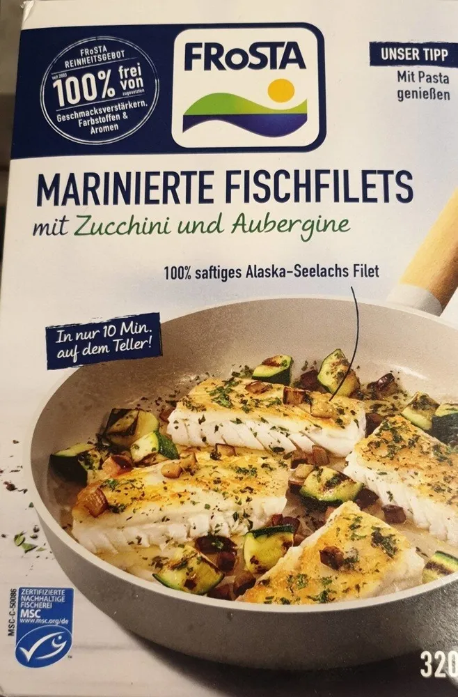 Marinierte Fischfilets