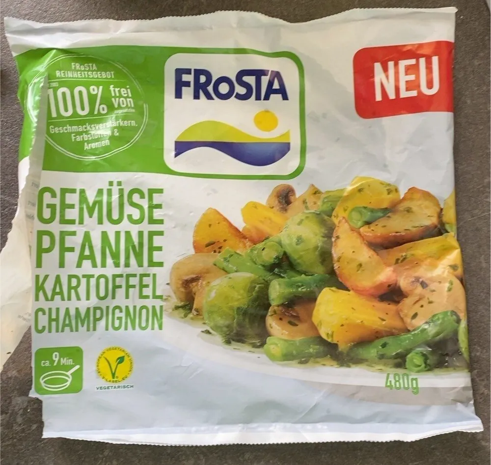 Gemüsepfanne Kartoffel Champignons