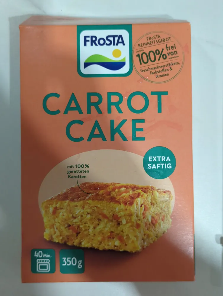 Frosta Carrot Cake
