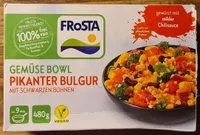 Gemüse-Bowl - Pikanter Bulgur mit schwarzen Bohnen