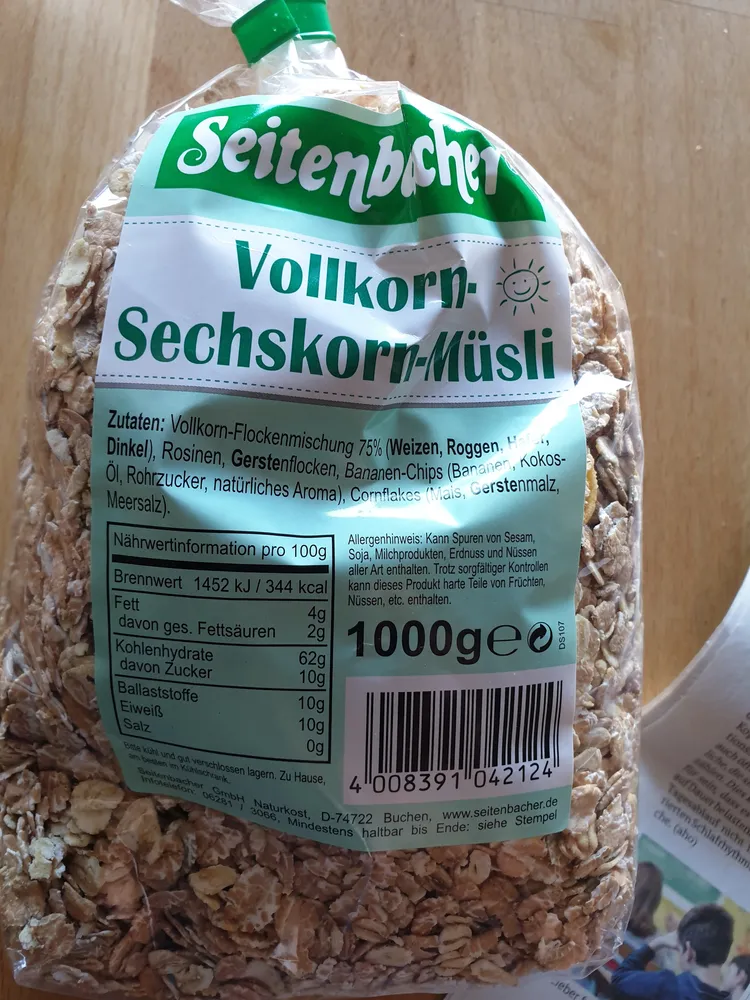 Seitenbacher Sechkorn Müsli