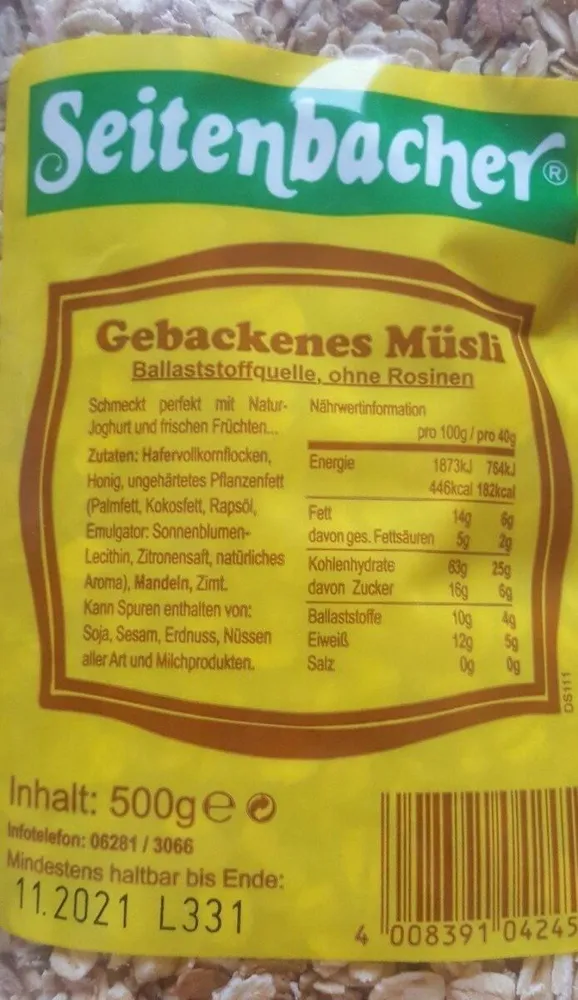 Gebackenes Müsli
