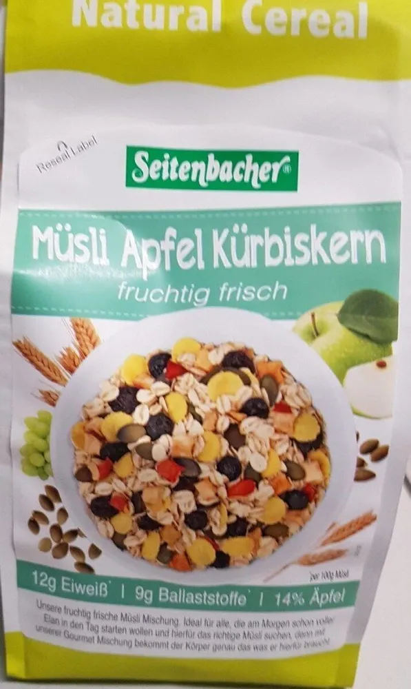 Seitenbacher Apfel Kürbiskern