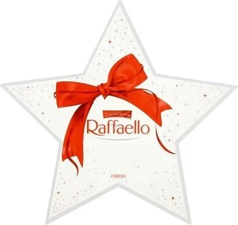 Raffaello Christmas Star Shaped Box Pieces (140g)