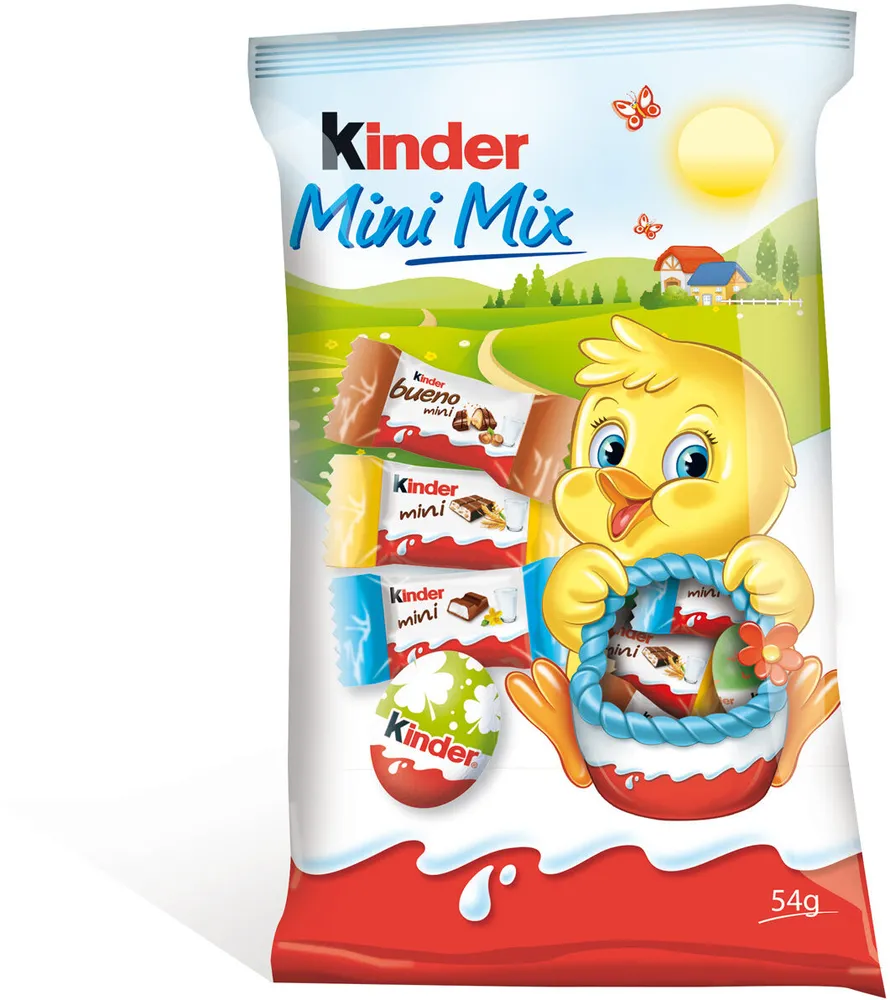 Kinder Mini Mix Beutel Ostern 54G
