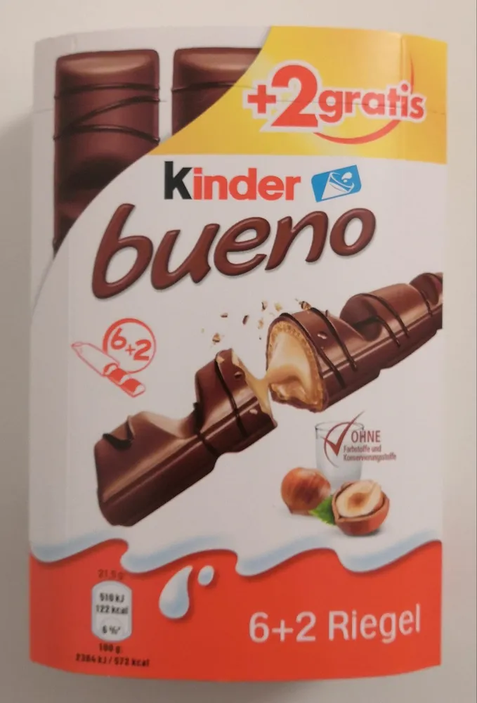 Kinder Bueno +2 Gratis