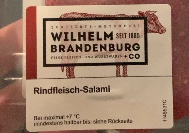 Wilhelm Brandenburg Rindfleisch salami