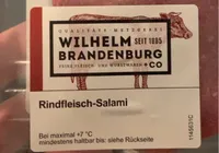 Wilhelm Brandenburg Rindfleisch salami