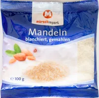 Mandeln blanchiert, gemahlen