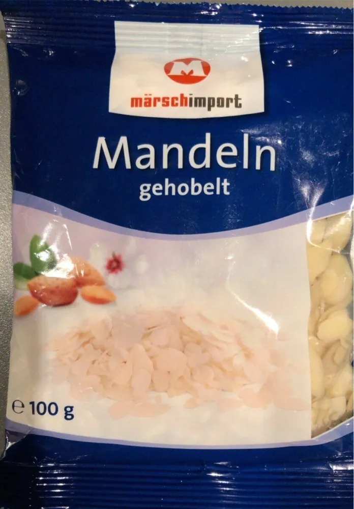 Mandeln, gehobelt