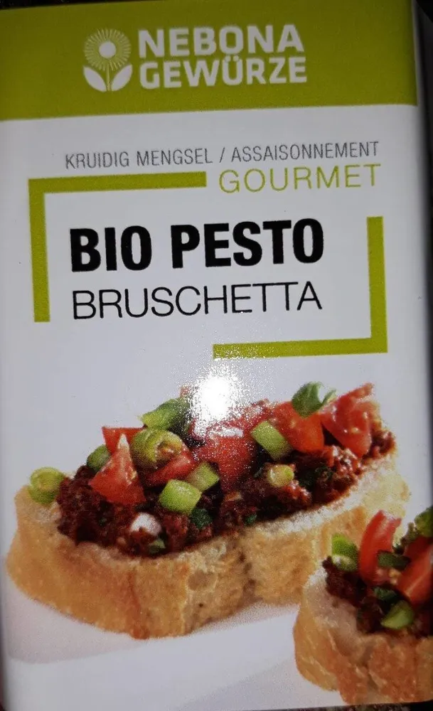 Bio pesto Bruschetta