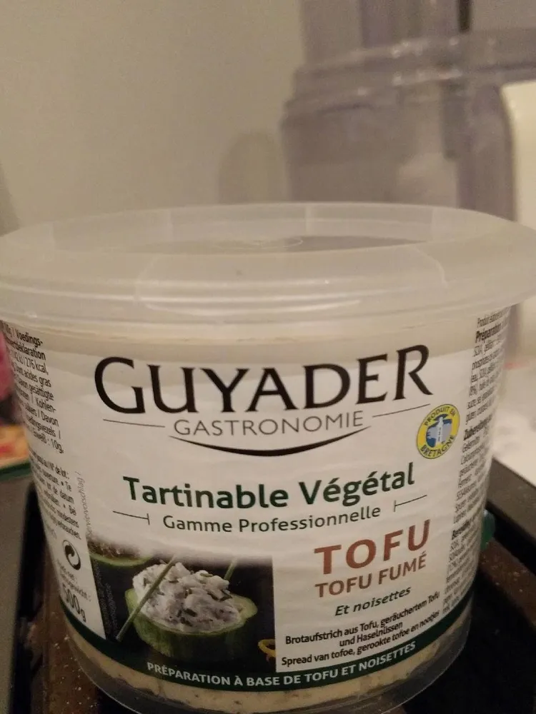 Tofu Fumé et noisettes - tartinable végétal