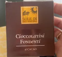 Cioccolatini fondenti al cacao