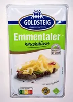 Emmentaler in Scheiben hauchdünn
