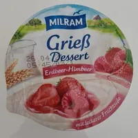 Grieß Dessert, Erdbeer Himbeer, Erdbeer Himbeer