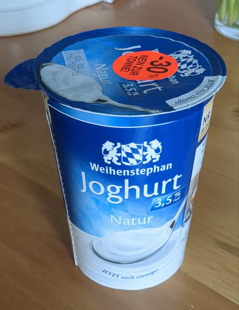 Joghurt Natur 3,5 % Fett