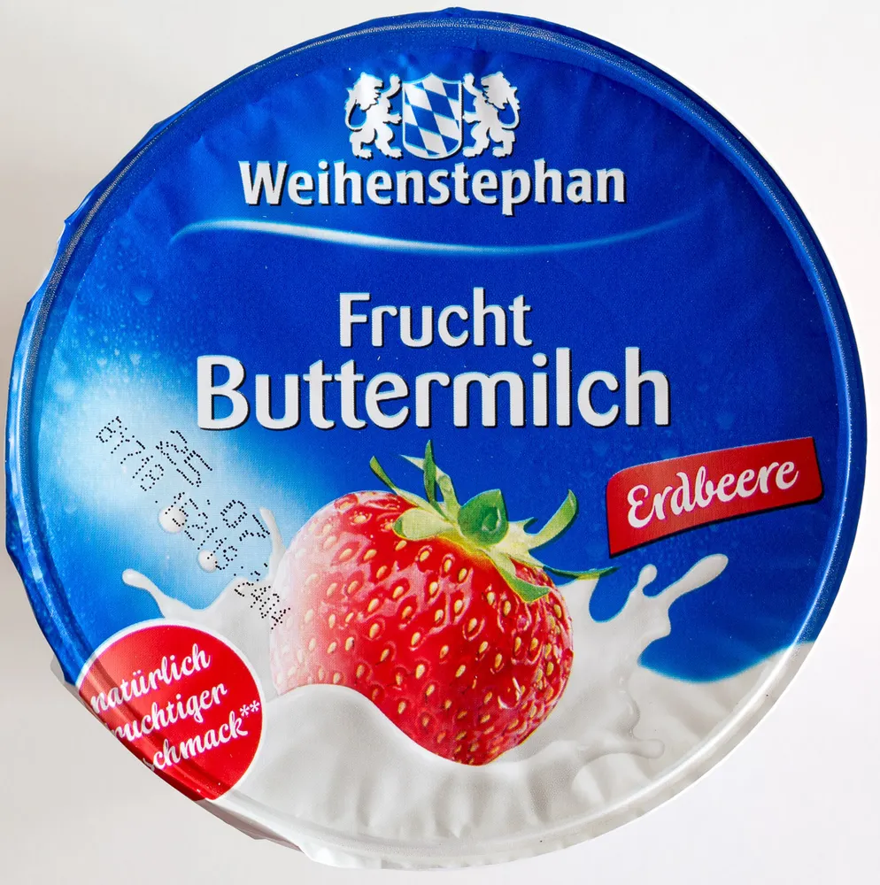 Frucht Buttermilch Erdbeere