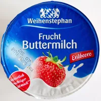 Frucht Buttermilch Erdbeere