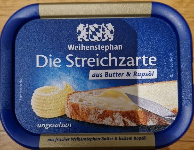 Die Streichzarte aus Butter & Rapsöl