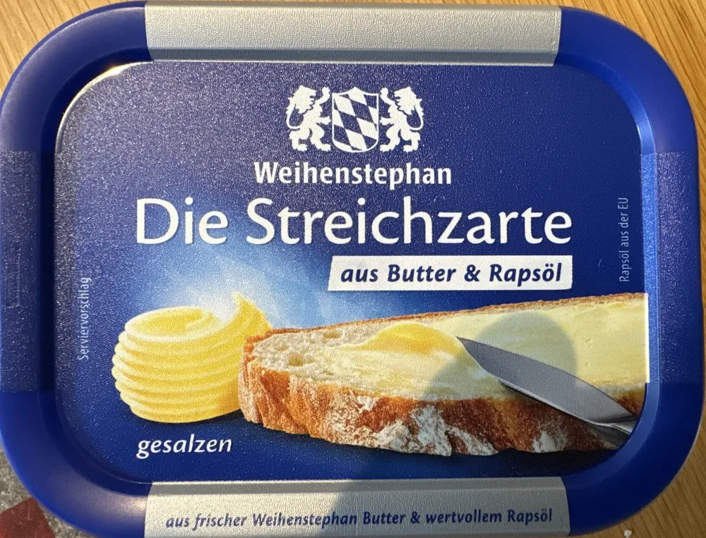 Die Streichzarte Gesalzen aus Butter und Rapsöl