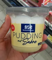 pudding mit sahne