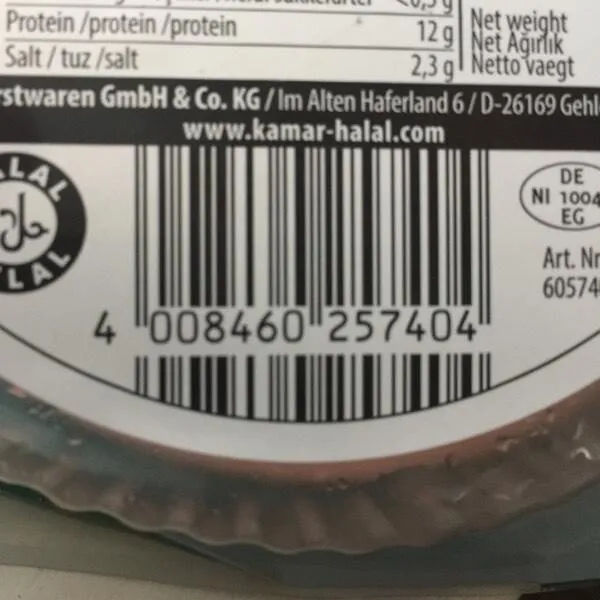 Sliced chicken sausage
