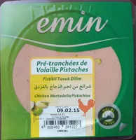 Pré-tranchées de volaille pistaches